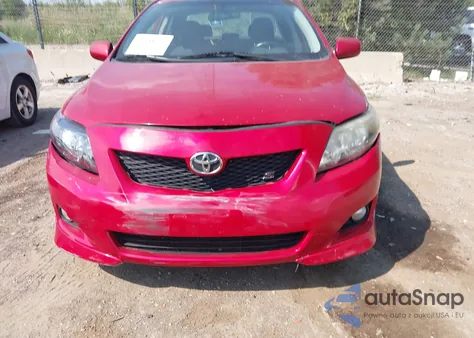 2009 Toyota Corolla S z USA, uszkodzony, nr VIN 2T1BU40E59C001227